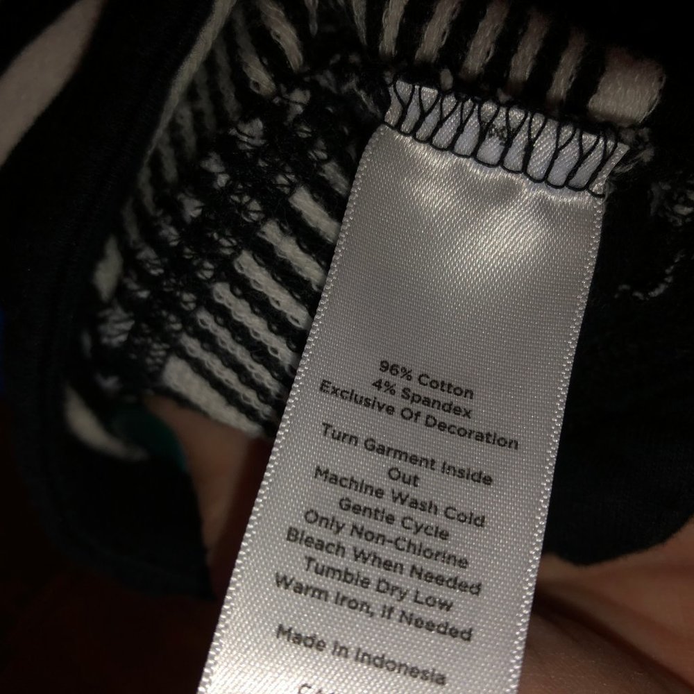 New T By Talbots Mixed Stripe Terry Pullover Smal… - image 7